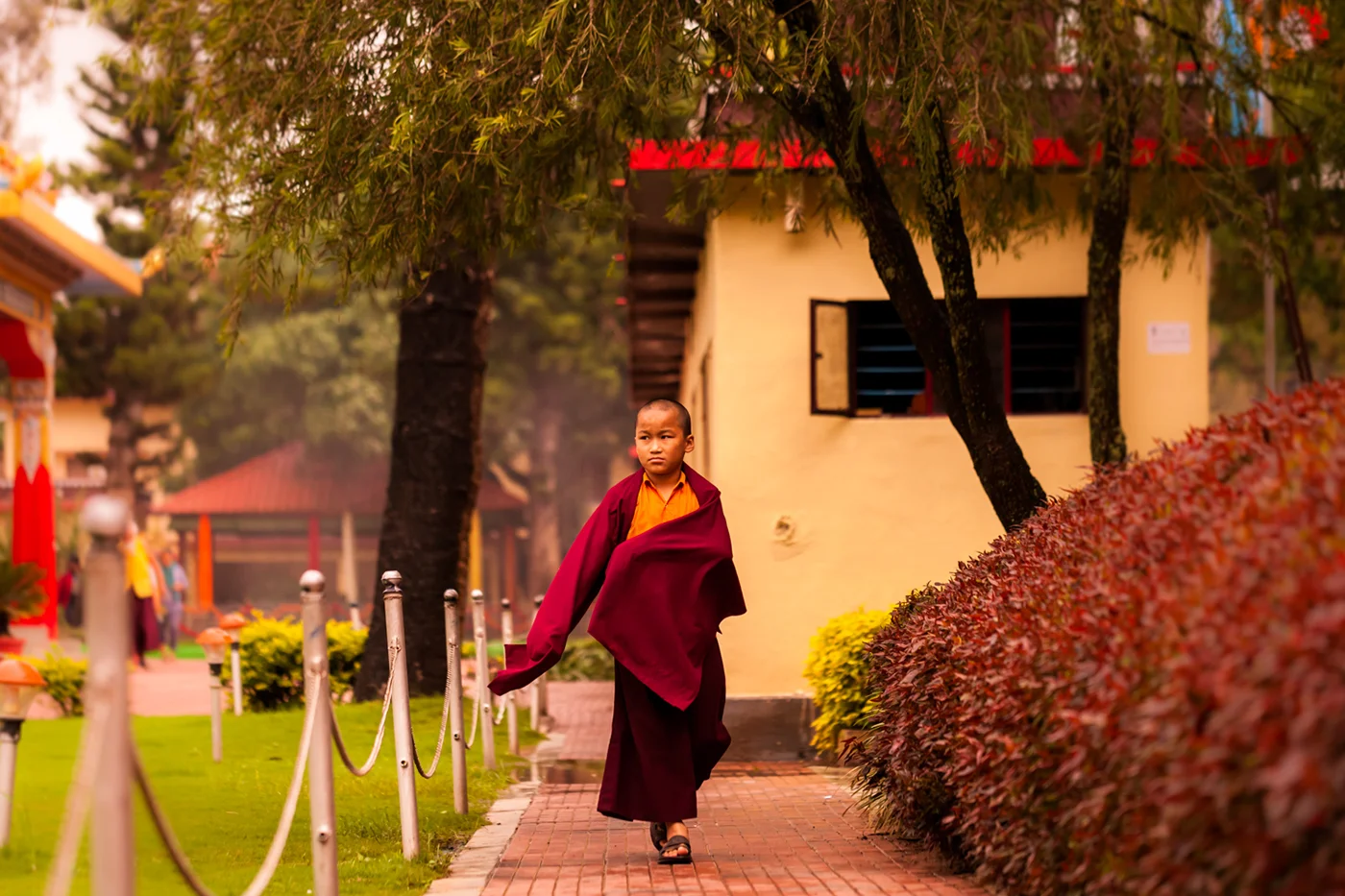 The Namdroling Nyingmapa Monastery, Bylakuppe, Karnataka, India