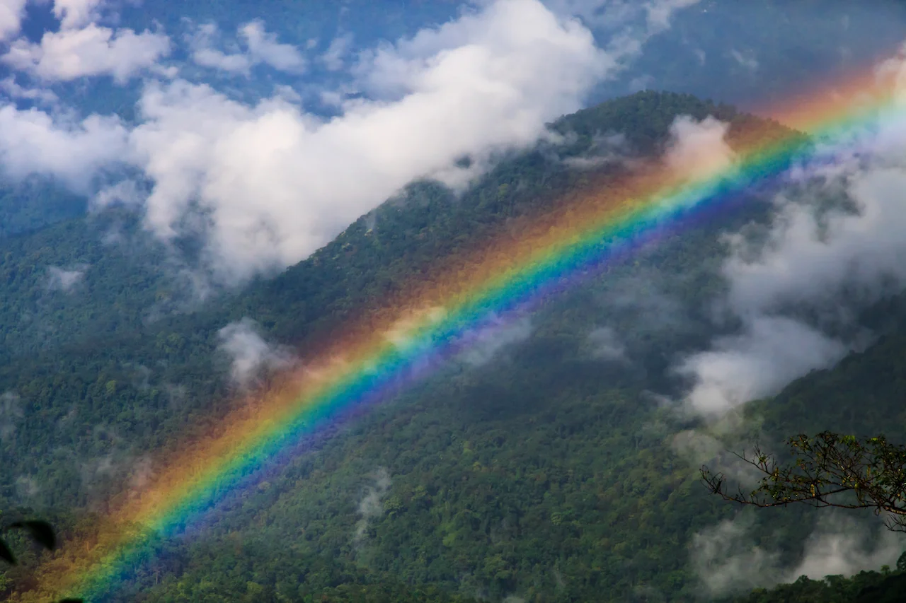 Rainbow, Cherrapunji, Meghalaya, India