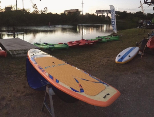 Paddleboarding on Bayou St. John