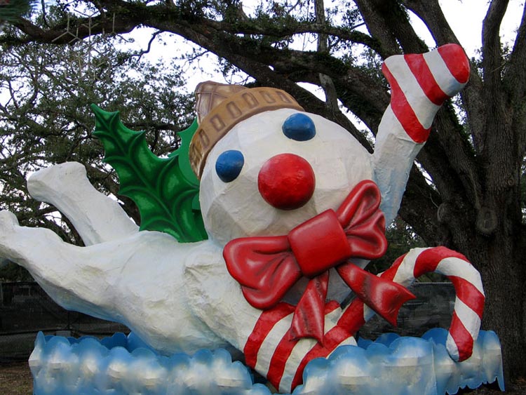 Mr. Bingle at Celebration in the Oaks.