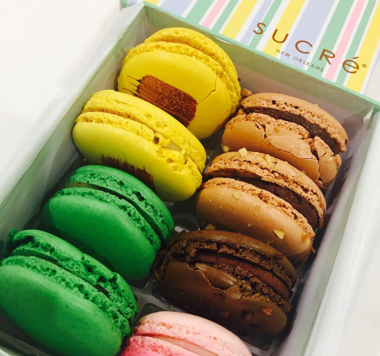 Delicate macarons from Sucré