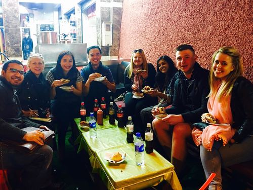 The lovely friends I made on a food tour in Marrakech !