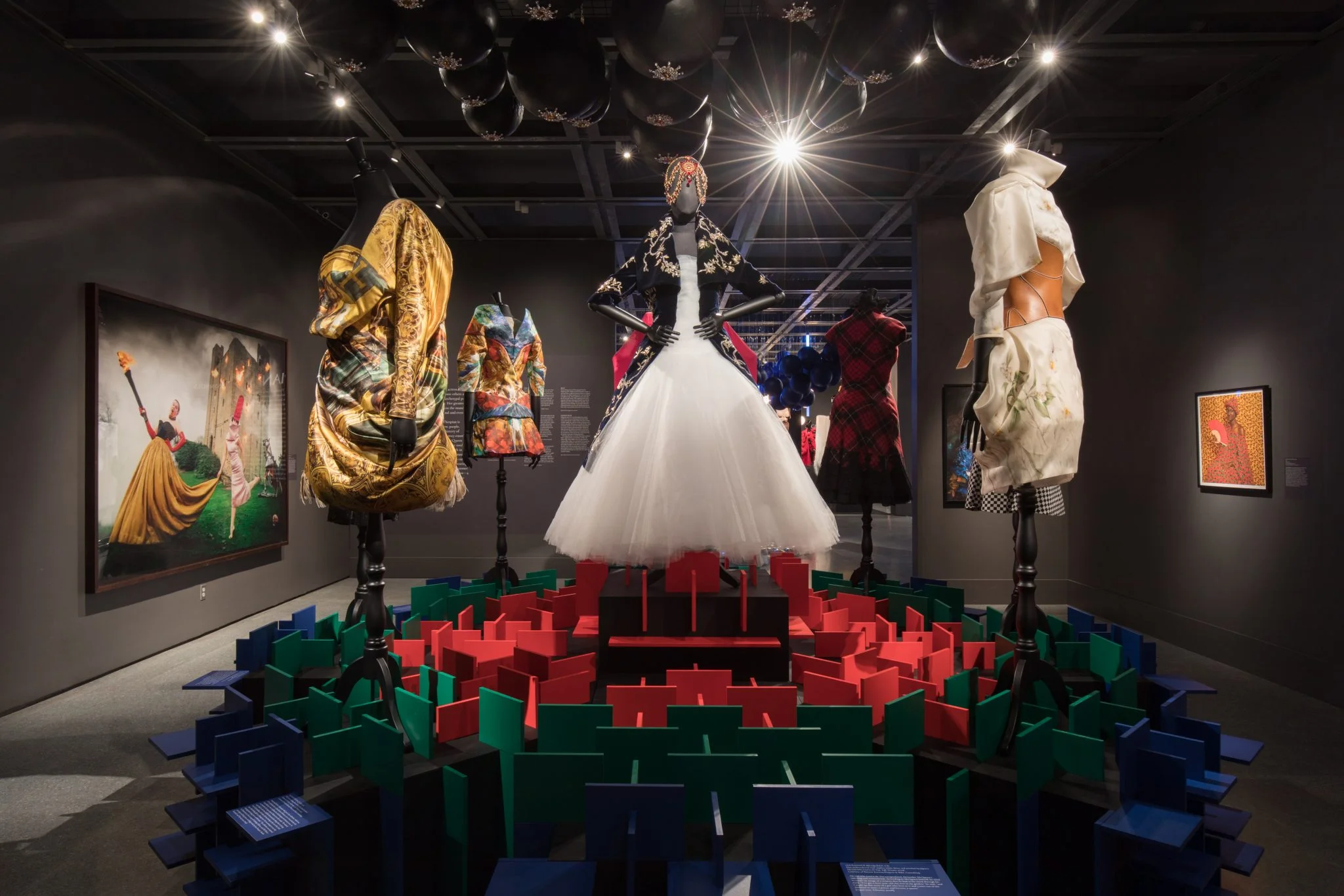 A Queen Within: Adorned Archetypes display at NOMA. Photo via noma.org