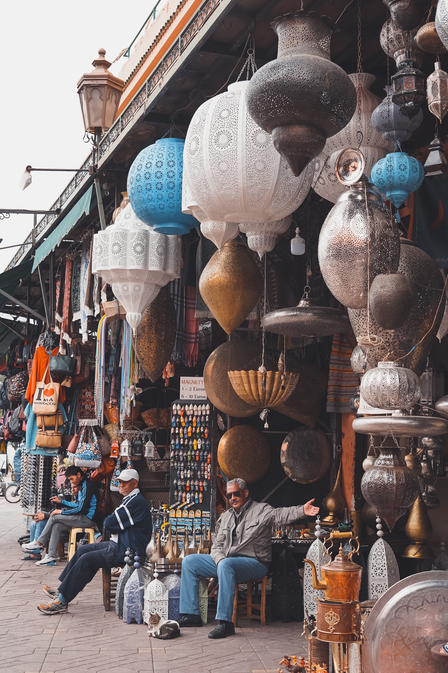 The souks of Marrakesh