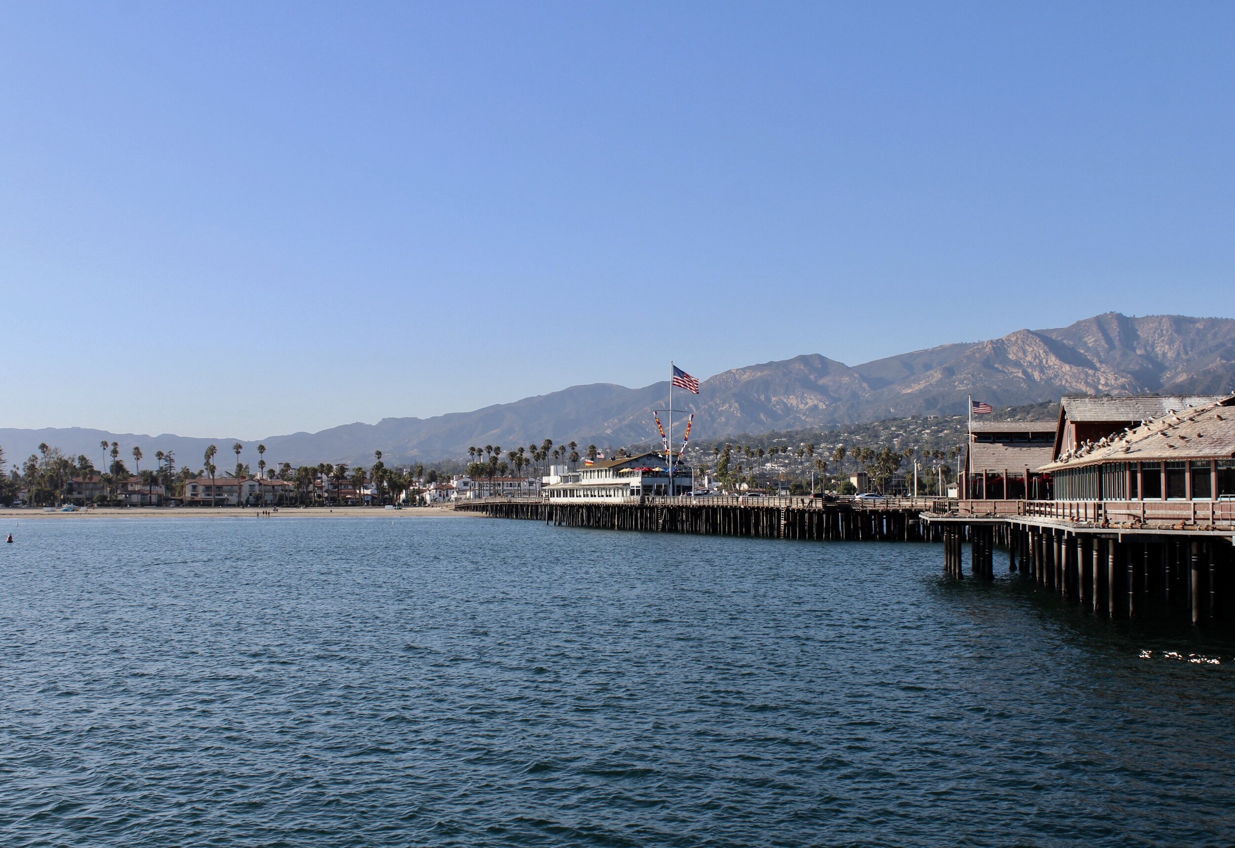 The view from Stearns Wharf