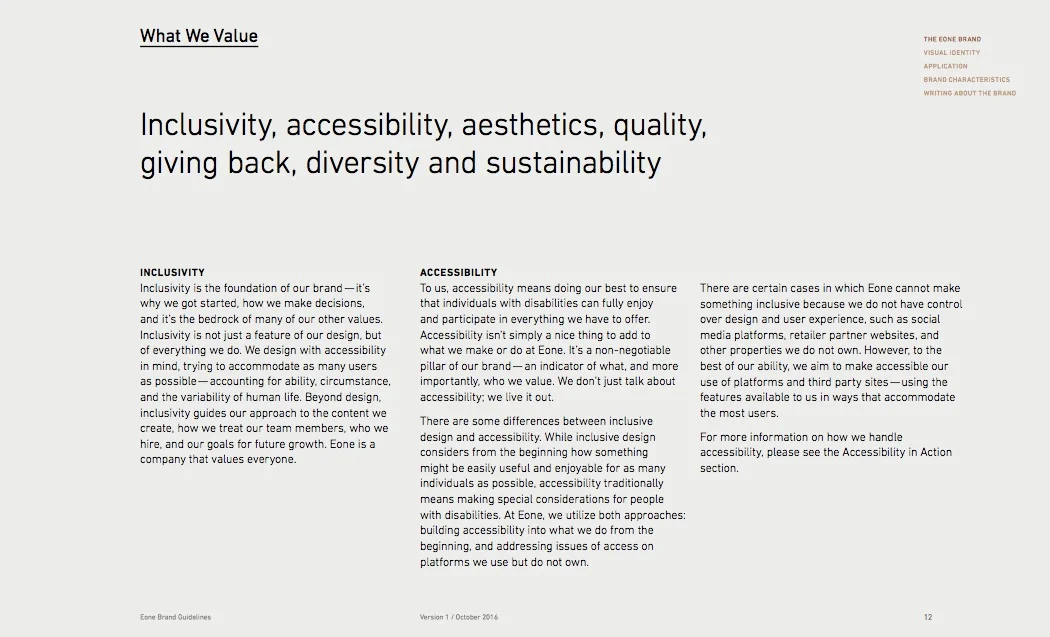 What We Value: Inclusivity, Accessibility