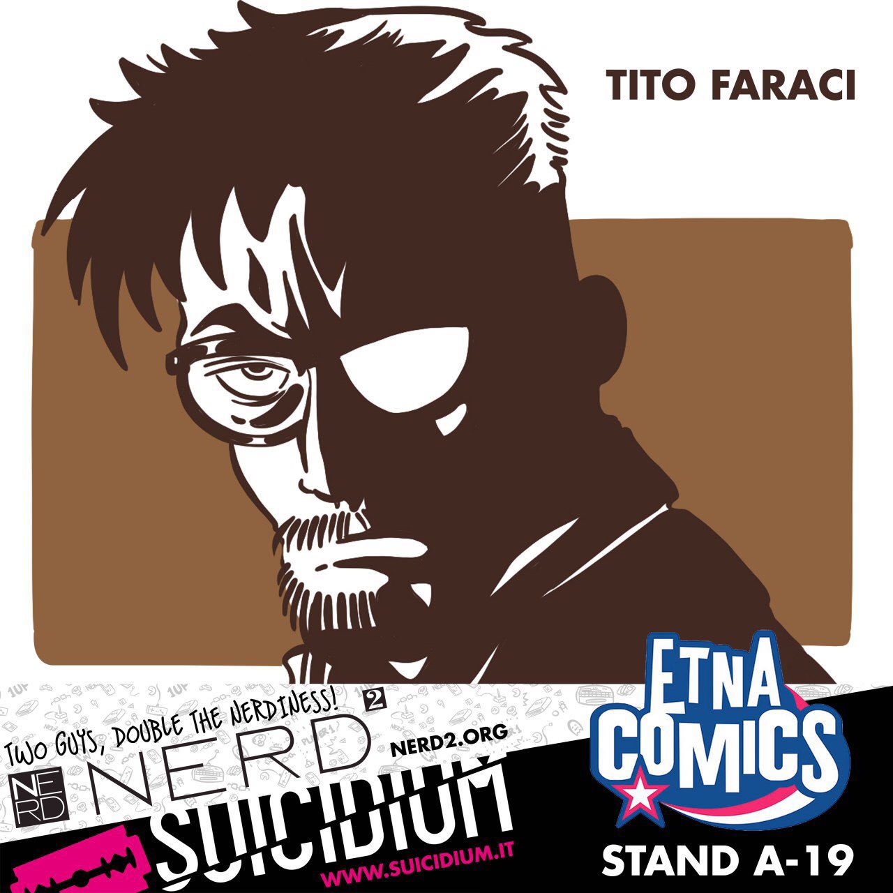 Tito Faraci sarà allo stand A19 Venerdì 2 Giugno alle 12:30!