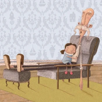 Grandad and Me illustration by The Grey Earl