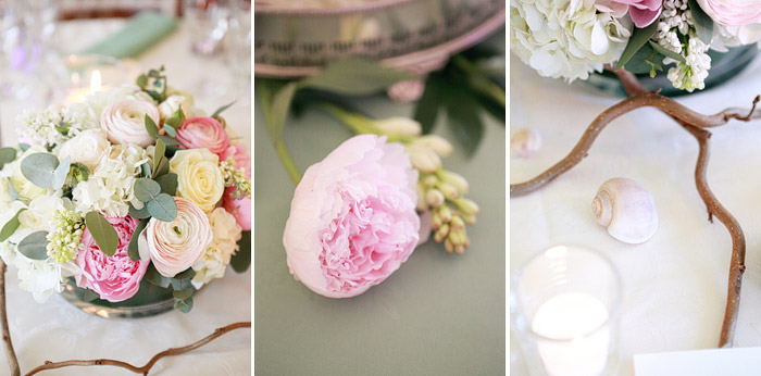spring wedding details