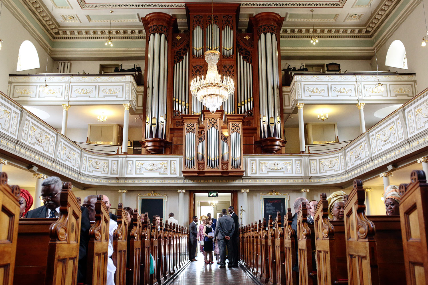 Marylebone church wedding in London