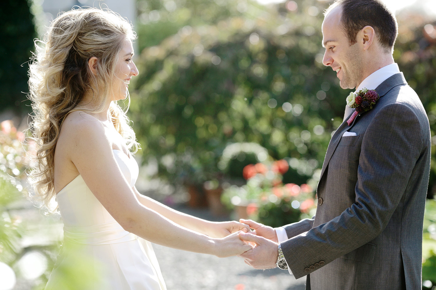 Irish wedding first look