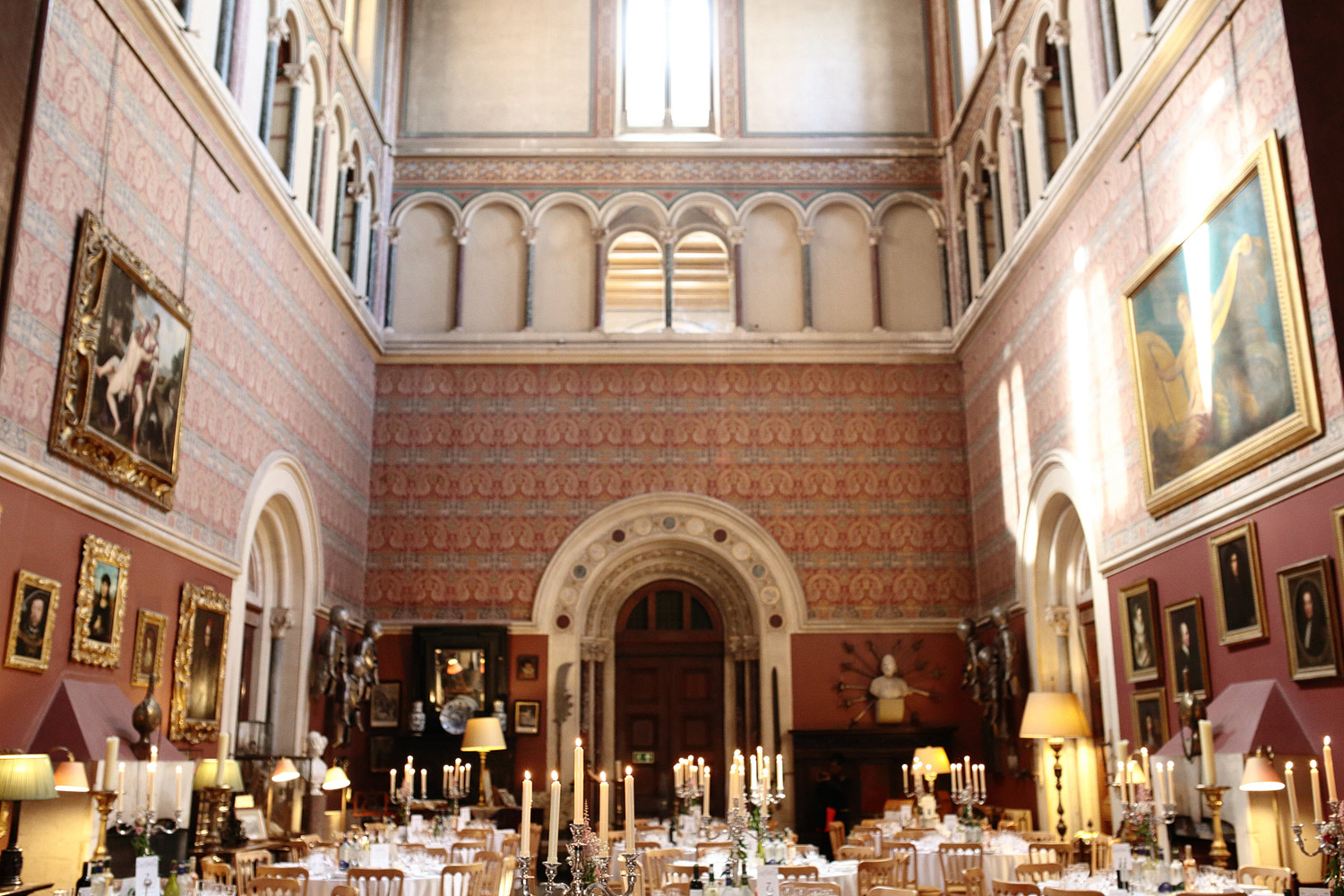 Eastnor Castle wedding reception