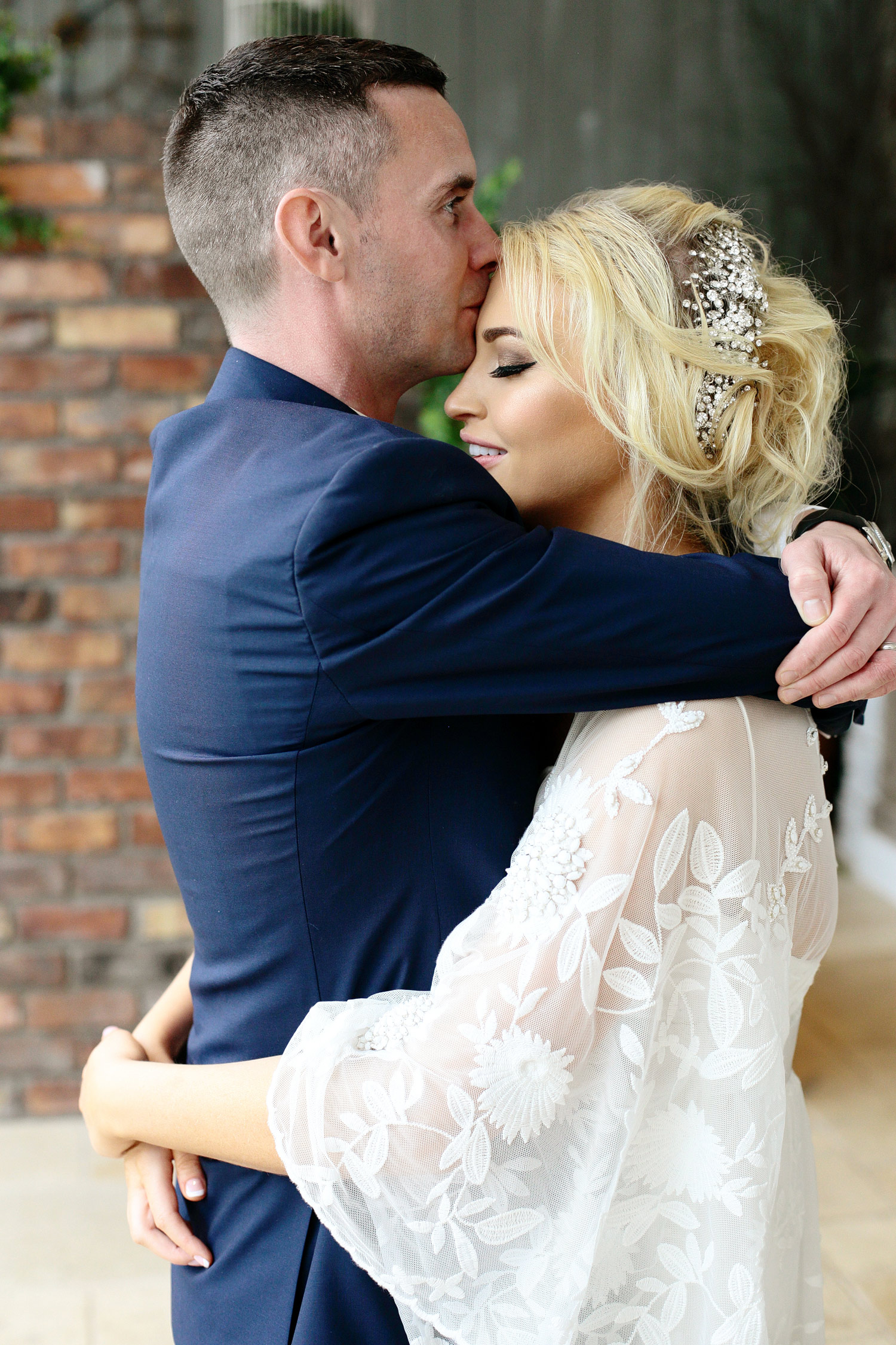 Ballymagarvey Village bride and groom portrait