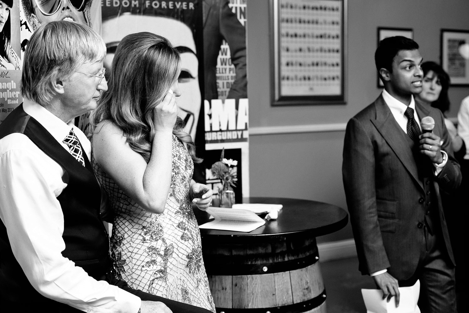Fallon and Byrne wedding speeches photo