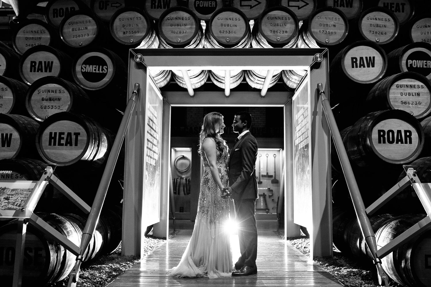 Guinness storehouse wedding photo