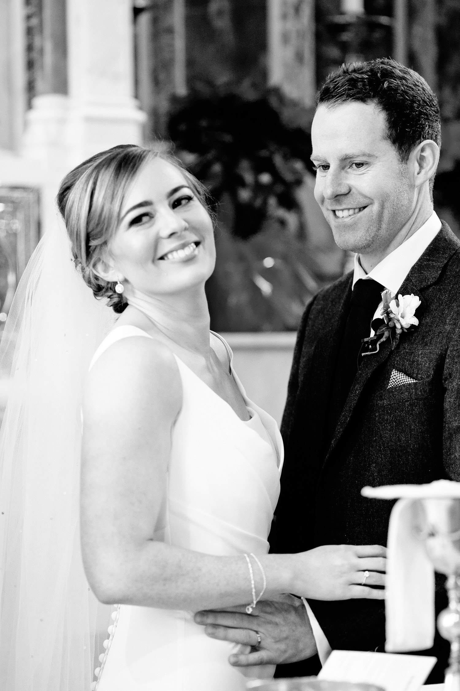 clonabreany house wedding happy bride and groom
