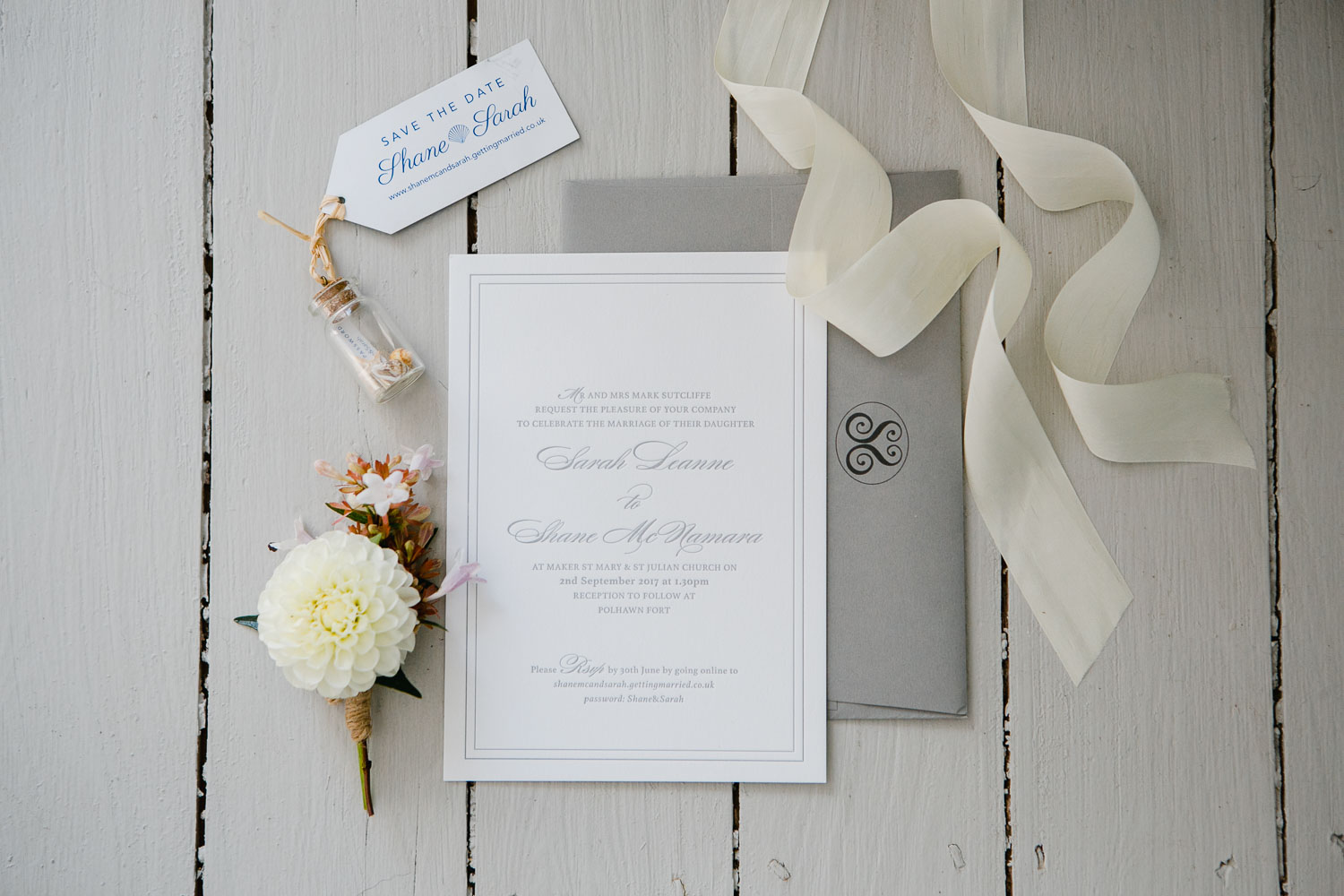 letterpress wedding stationery designer in Ireland