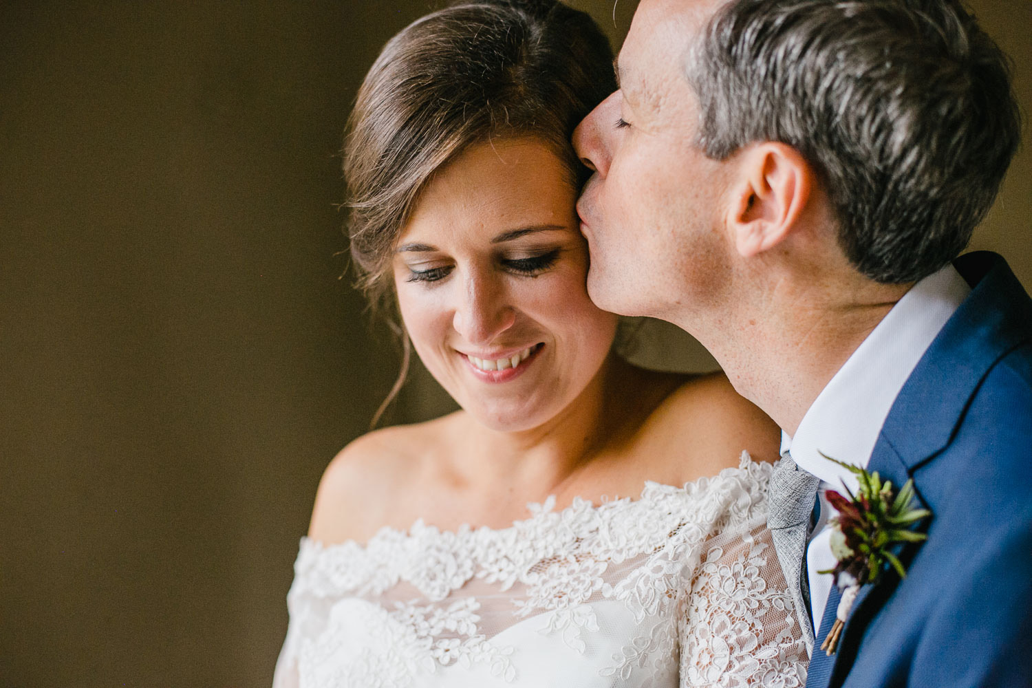 Bride And Groom Portrait In Dunowen House In Cork