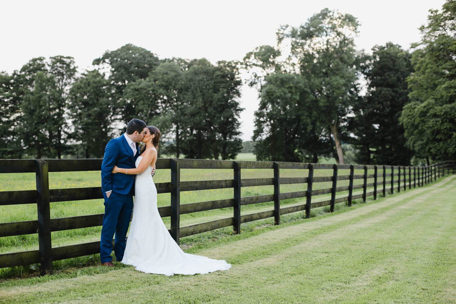 Bride And Groom Photo On Grounds Of Tankardstown House