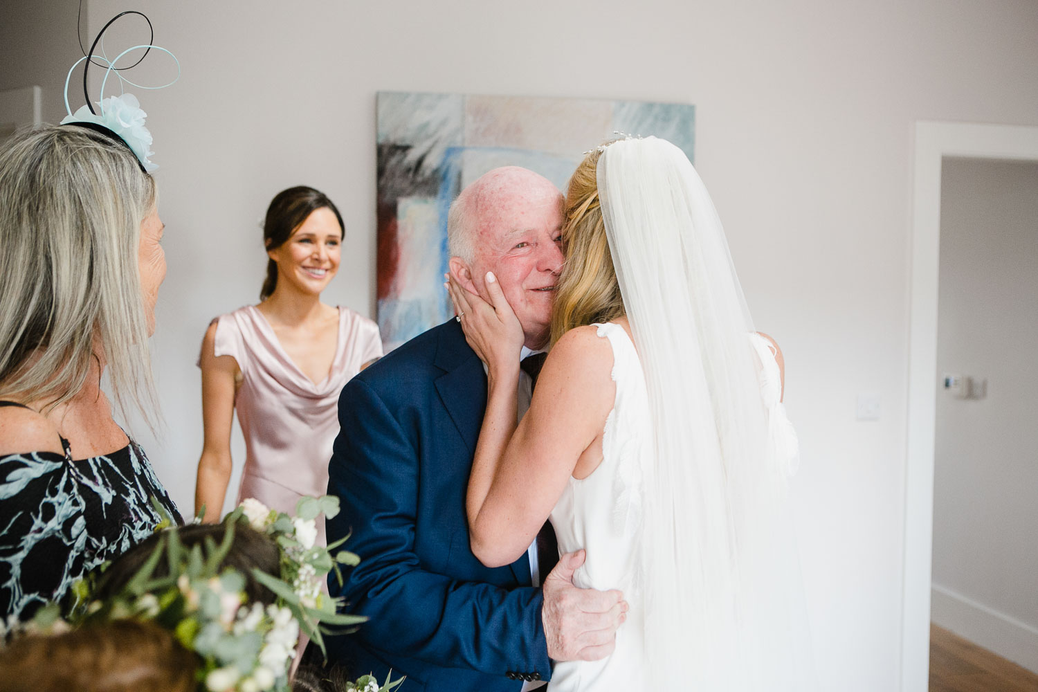 Emotional Photo Of Father And Bride Rosleague Manor