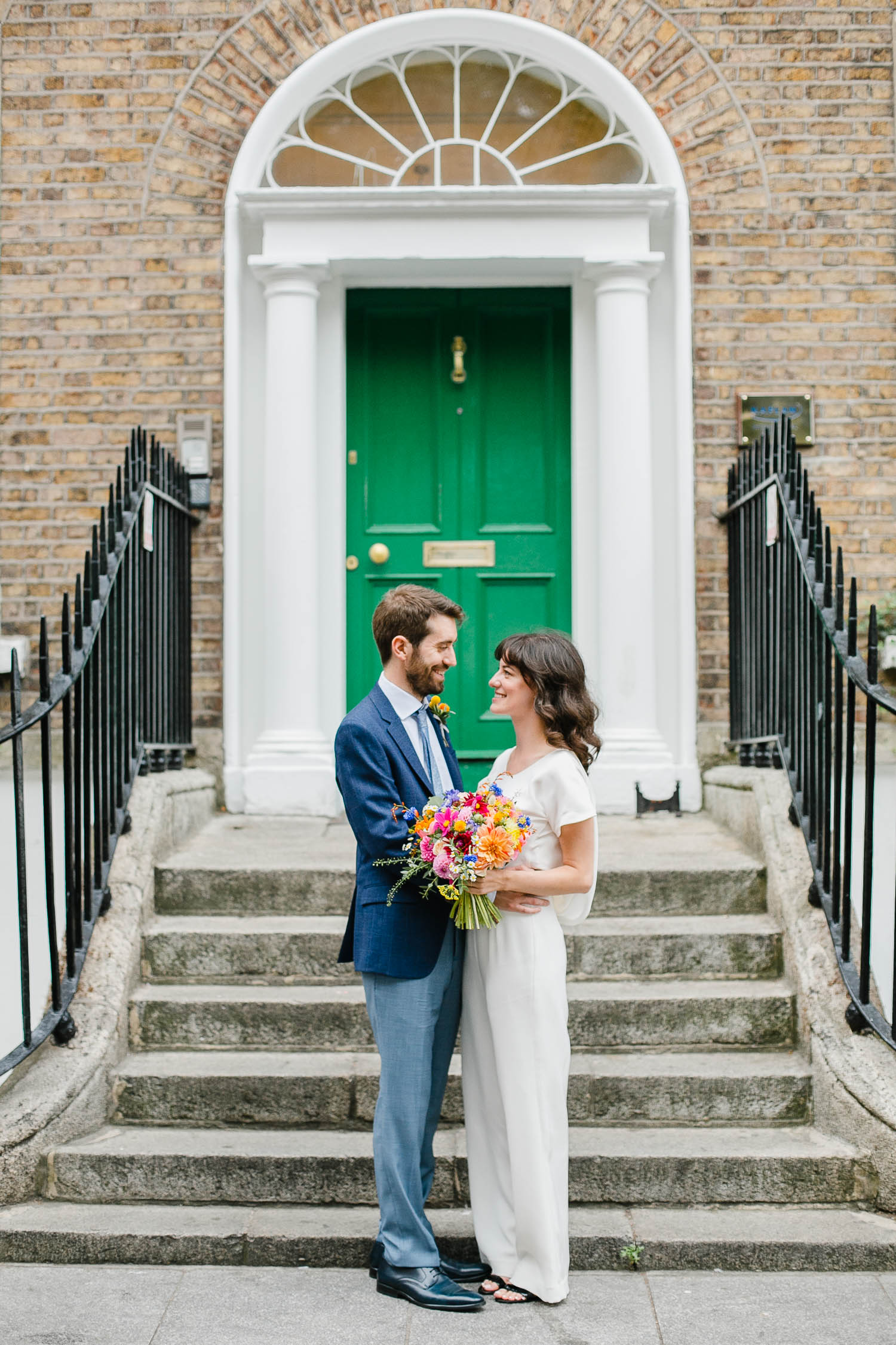 Dublin City Wedding Bride And Groom Photo
