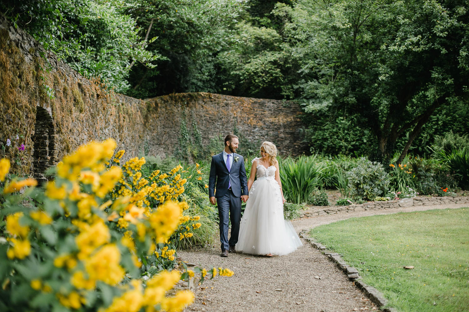 Walled Garden In Ballybeg House In Wicklow