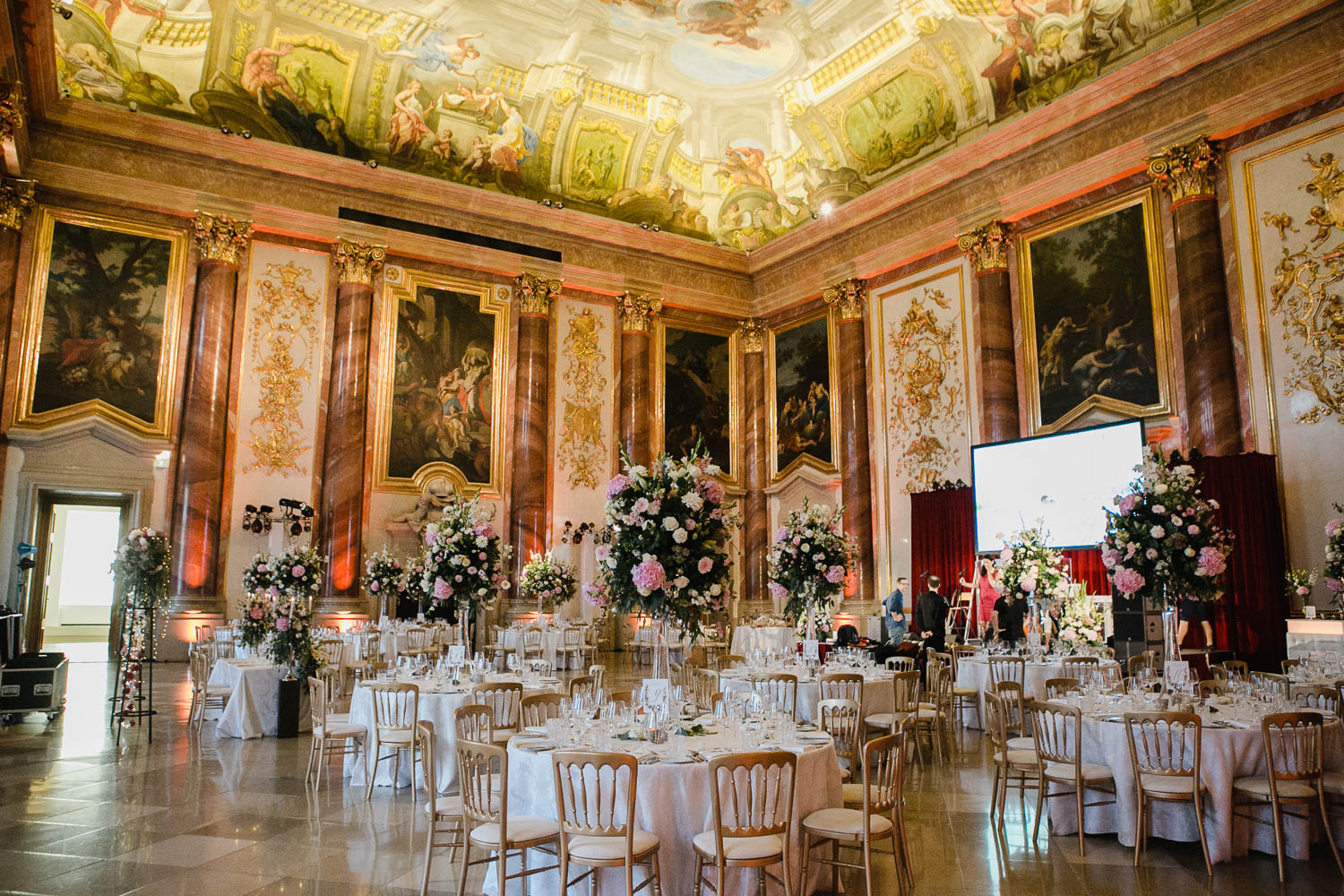 Palais Liechtenstein Wedding Reception Photo