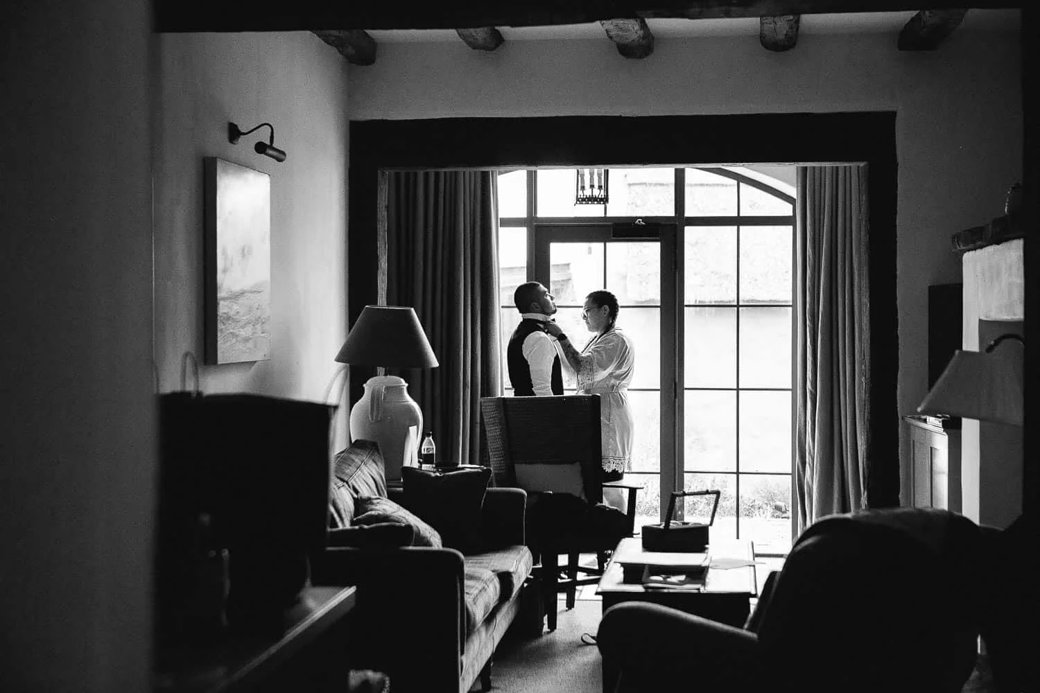 Groom Getting Ready in Trump International Doonbeg