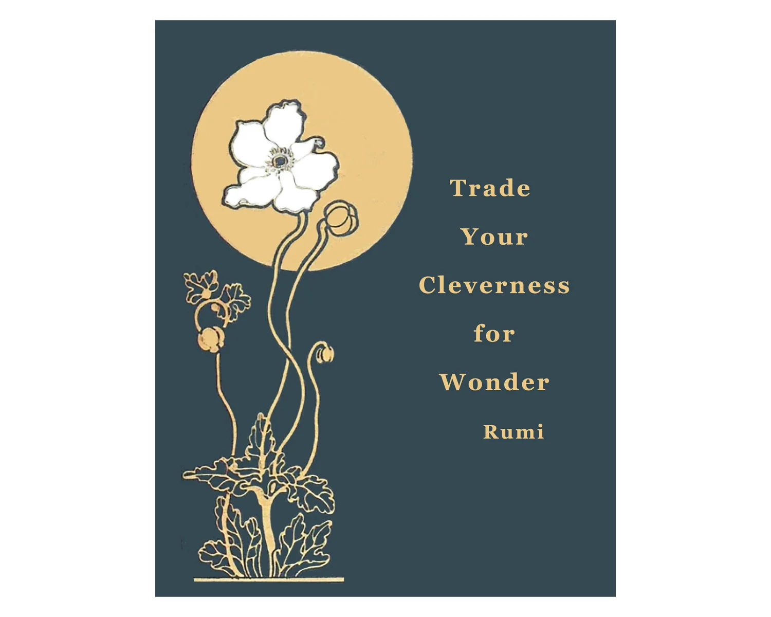 RUMI QUOTE AND PAINTING