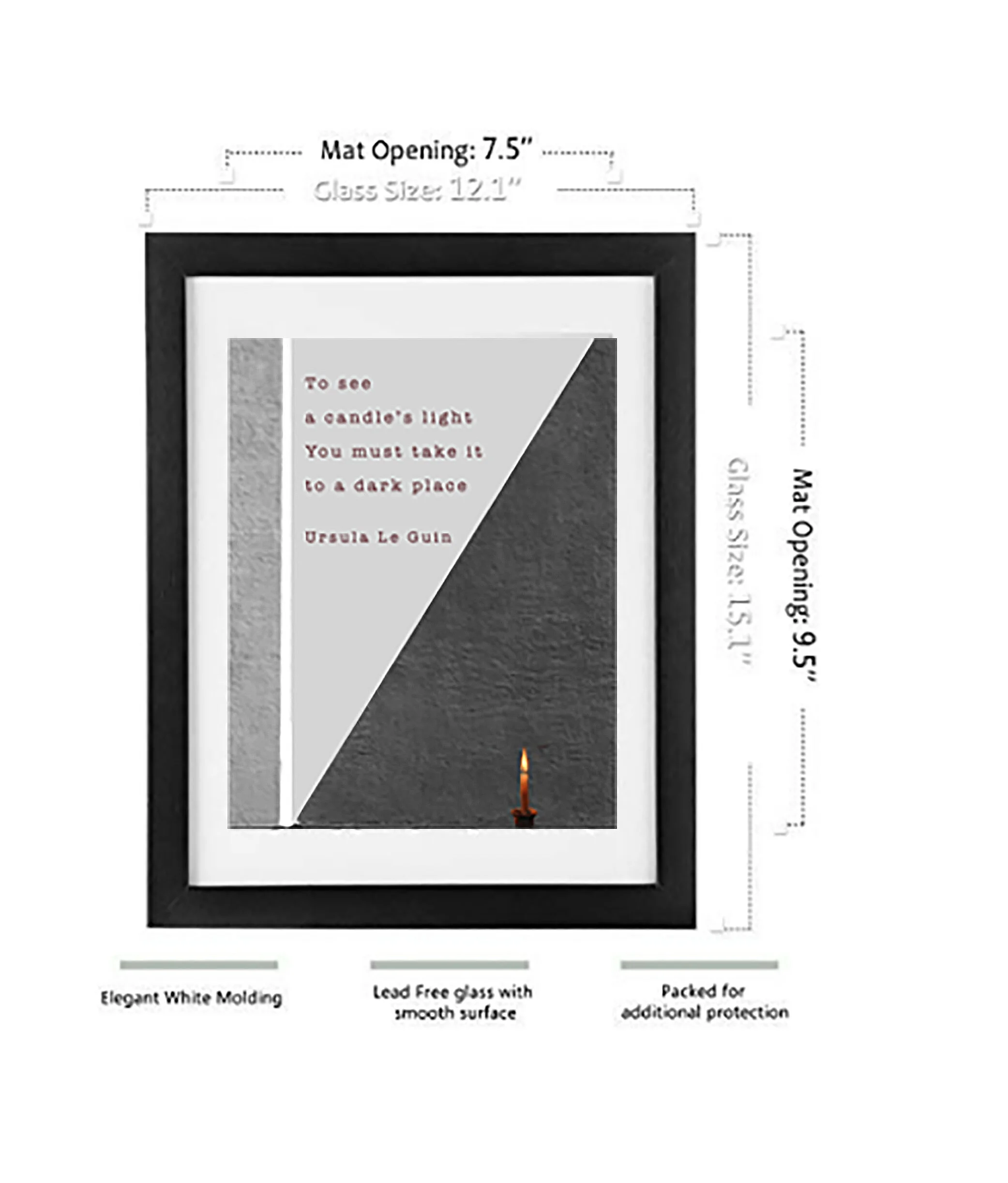 BLACK PICTURE FRAME WITH MAT.jpg