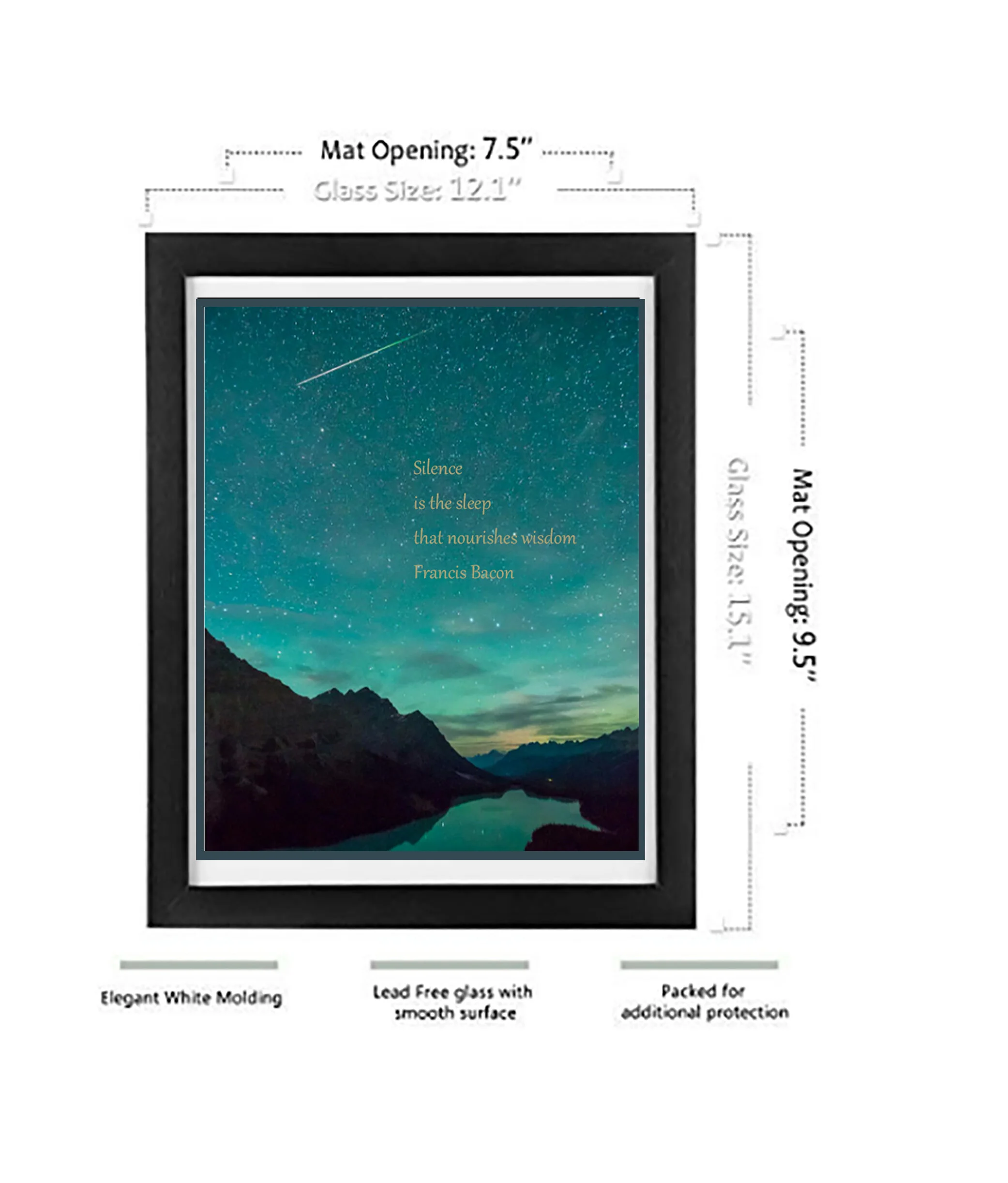 DIMENSIONS BLACK PICTURE FRAME WITH MAT.jpg