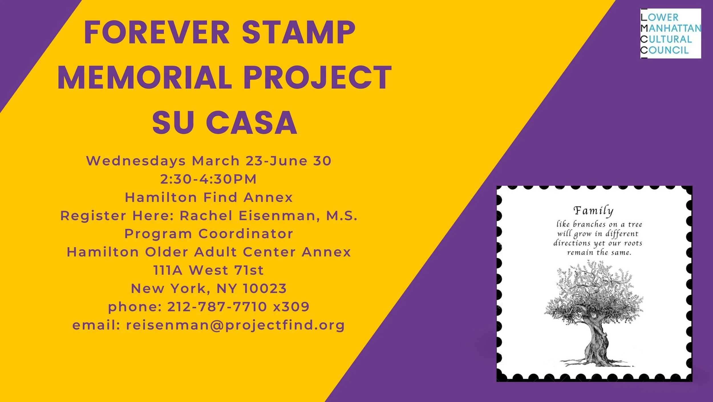 FOREVER MEMORIAL STAMP PROJECT