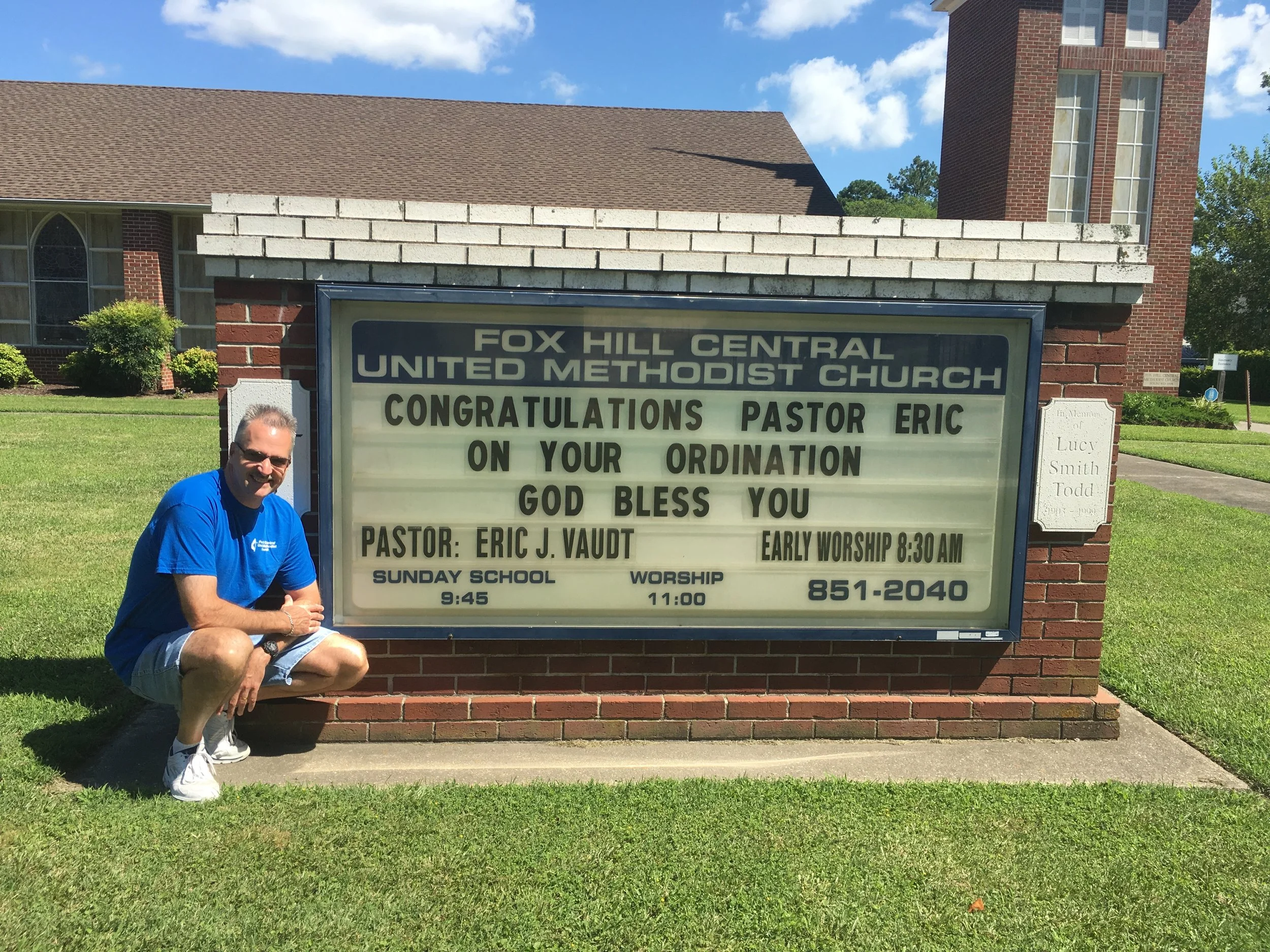 Meet our Pastor — Fox Hill Central UMC