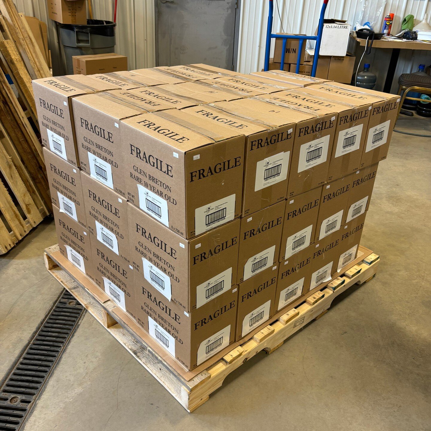 Great news! We are getting an order of Glen Breton Whisky ready for our new USA distributor, @preissimports. 7 products being sent in this order. More details coming soon! #glenbreton #glenoradistillery #singlemaltwhisky #canadianwhisky #whiskydistil