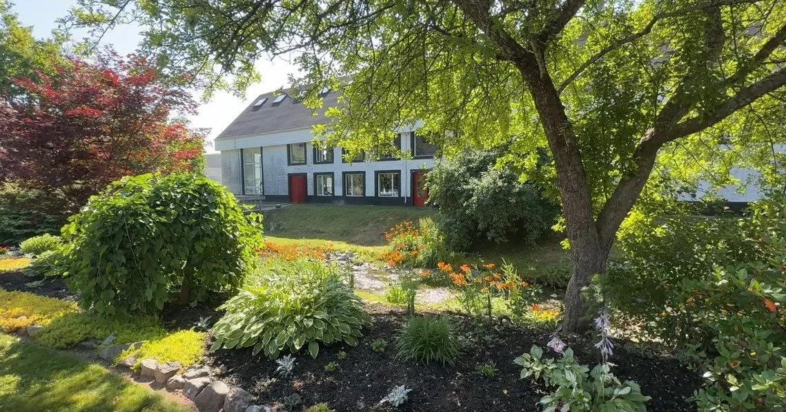 What a blessing it is to experience the beauty of this incredible place every day. 🌞 #Explorecb #capebreton #novascotia #whiskydistillery #singlemaltwhisky #gardens #whiskywithaview#glenoradistillery