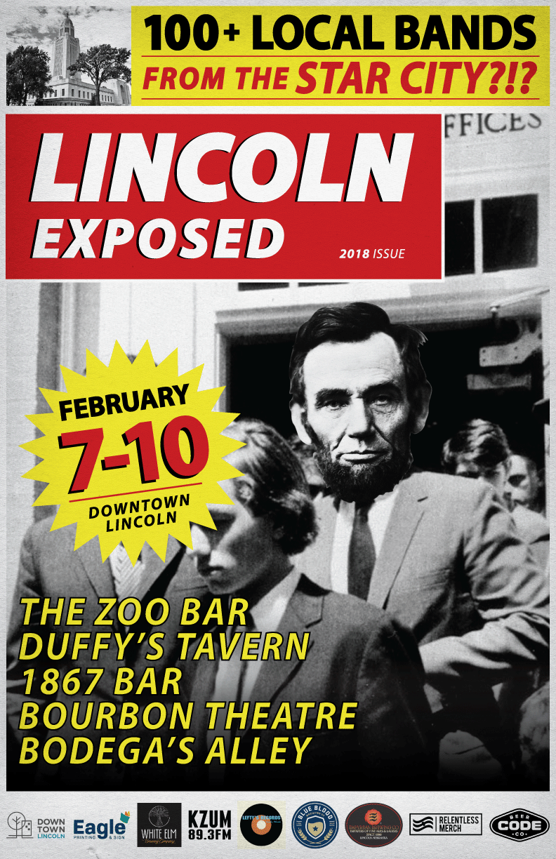 Lincoln Exposed 2018 poster + branding