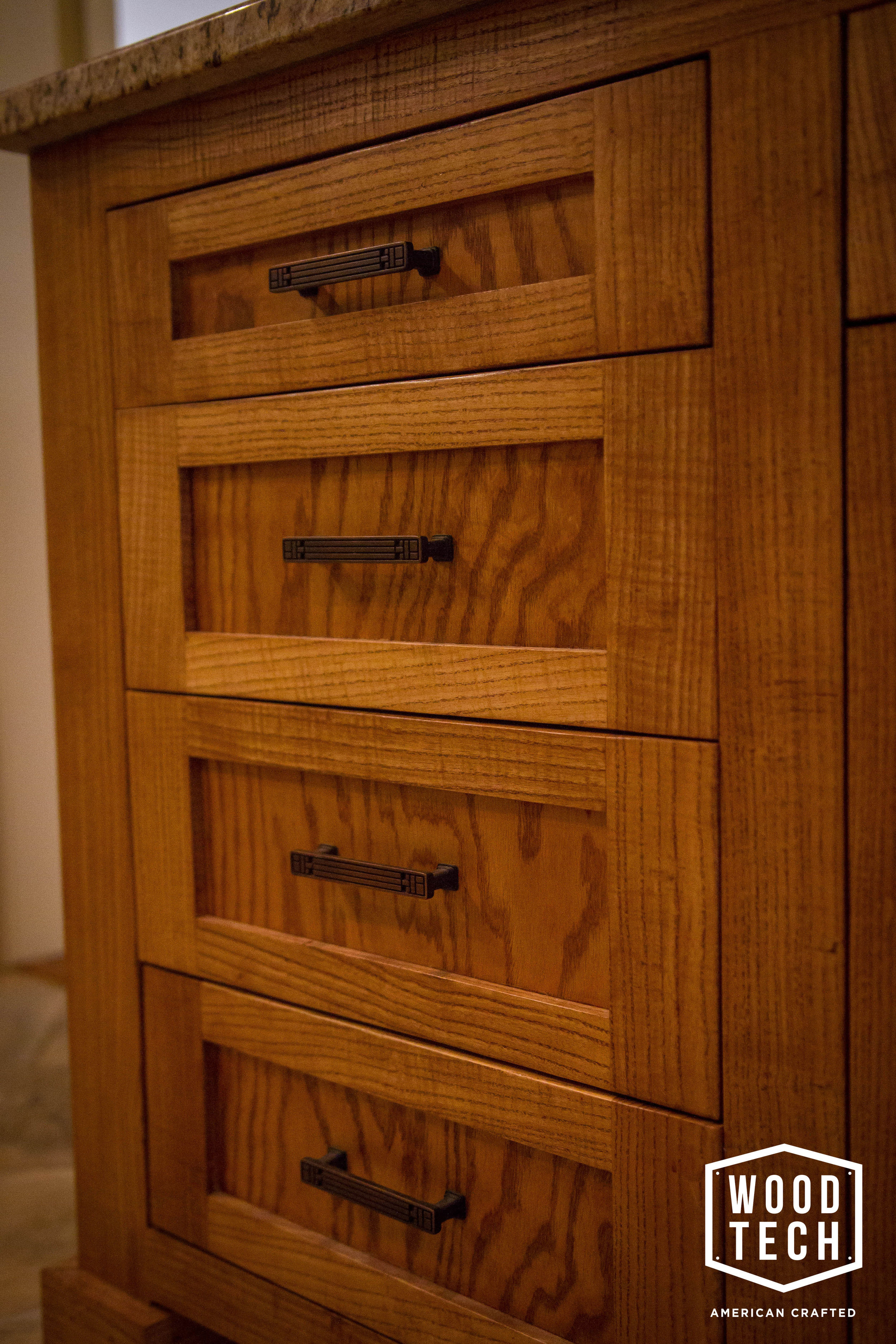 Custom Wood Cabinets Drawer Detail 2