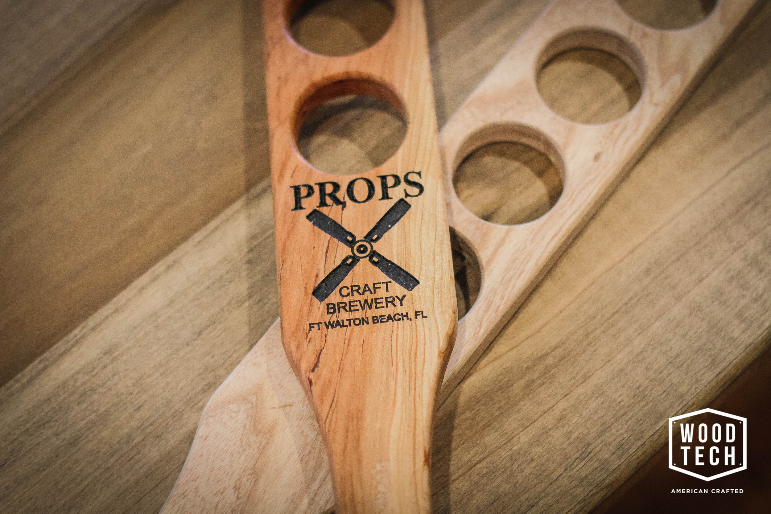 Custom Beer Flight Paddle