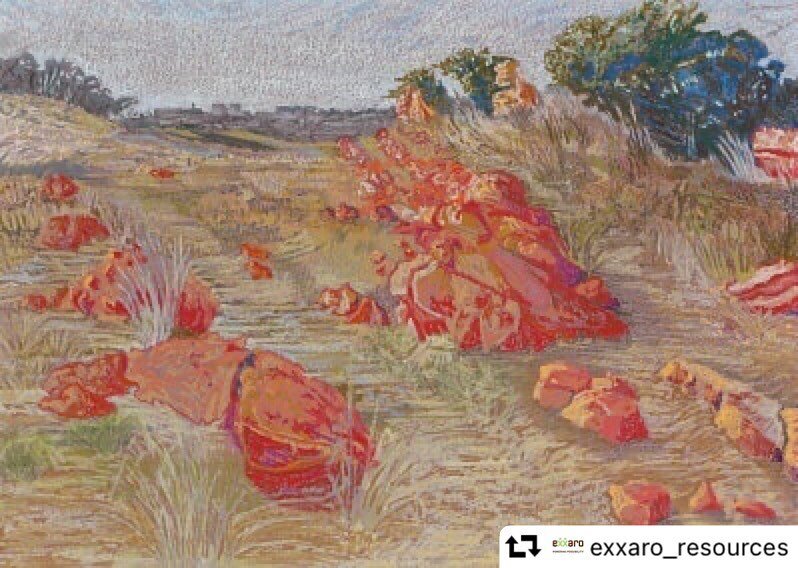 Delighted that one of my pastel studies is in the Exxaro collection. Thanks for the post @exxaro_resources .
. 
#repost @exxaro_resources
・・・
Another incredible South African artist whose art hangs in the conneXXion is Marian Hester, former lawyer an