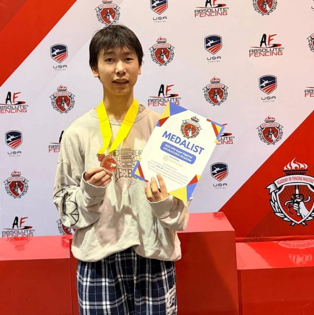 🤺 Congratulations Ryan Chen - Top 8 in Cadet Men&rsquo;s &Eacute;p&eacute;e at the AFM Super Regional in Santa Clara. 🙌 

@albertafencing @fencingcanadaescrime @usafencing 

#fencing