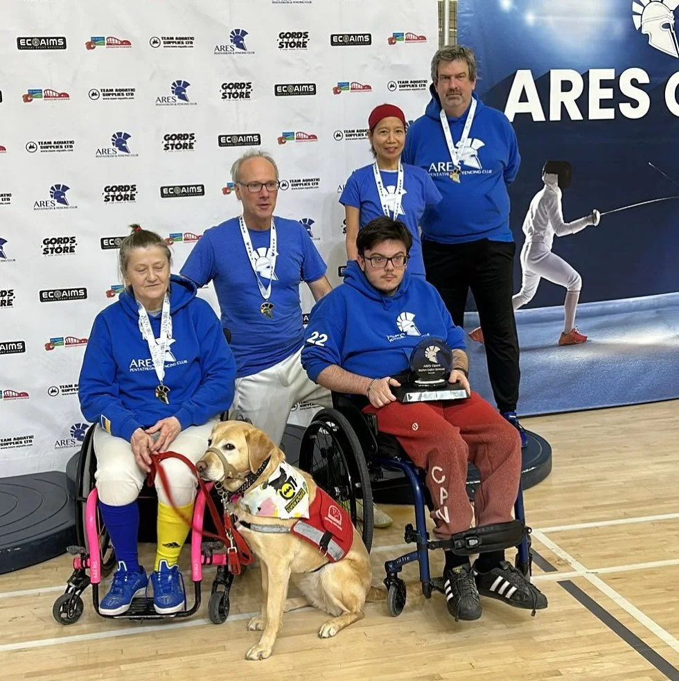 🙌 Amazing work Wheelchair Fencers and the countless volunteers supporting this portion of ARES Open. 

@albertafencing @fencingcanadaescrime @pentathlon_alberta @wheelchairsportsab @yycadaptedhub 

#fencing #wheelchairfencing #engarde #bluecrew