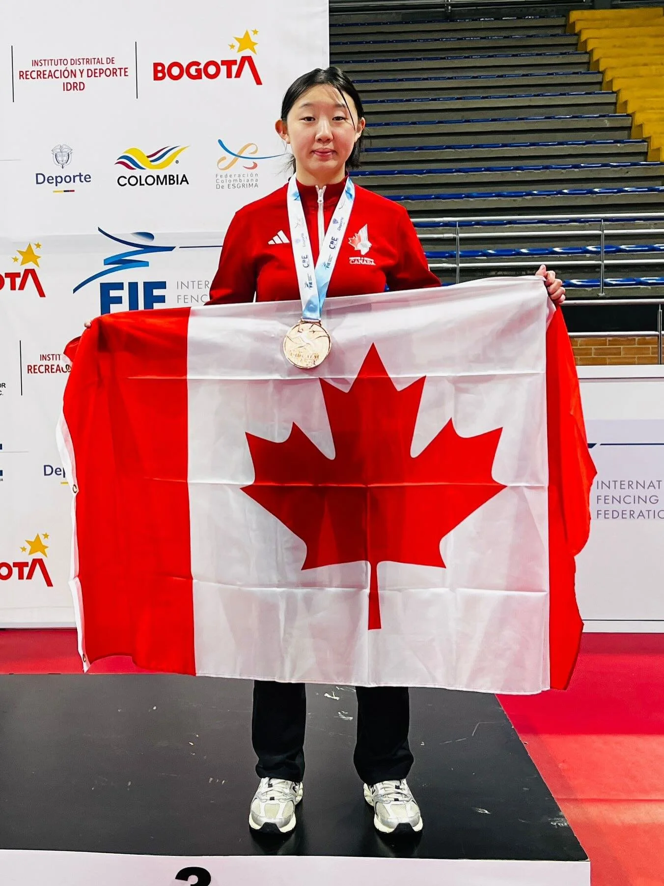 Congratulations to Serena Jiang @serena_jiang223 on earning her second 🥉 Bronze medal at Cadet and Junior Pan-American Championships in Bogot&aacute;, Columbia.

Please note that this is the top Canada 🇨🇦 result into this age group!

We are happy 