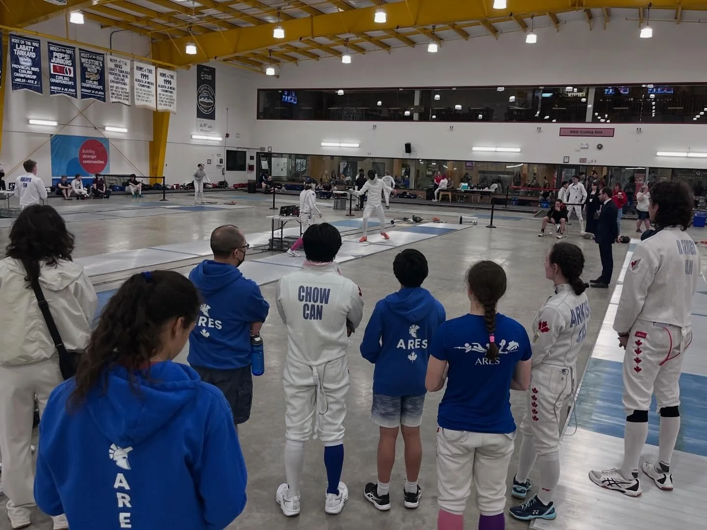 🤺 Underway at Fencing Provincials! 

@albertafencing @pentathlon_alberta 

#fencing #modernpentathlon #bluecrew