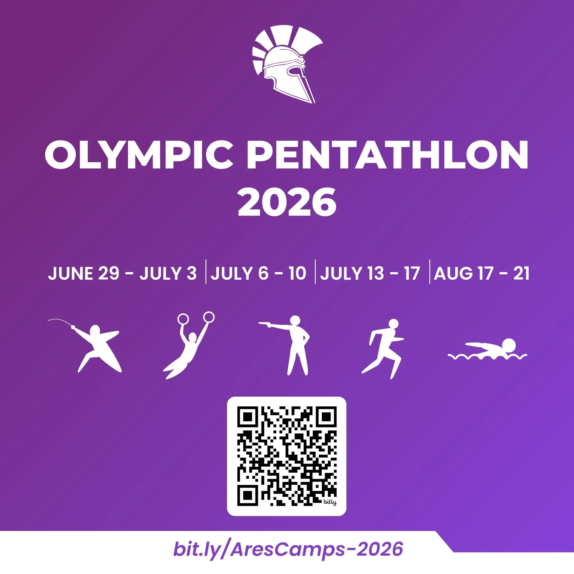 Do not miss a great chance to try actual Olympic sport! 🤺🤸&zwj;♂️🏊&zwj;♀️🏃🏻&zwj;♂️🎯

Ares&rsquo; Pentathlon &amp; Fencing Club camps in partnership with MNP Community &amp; Sport Centre are here for you and your kids!

Few spots left for the ne