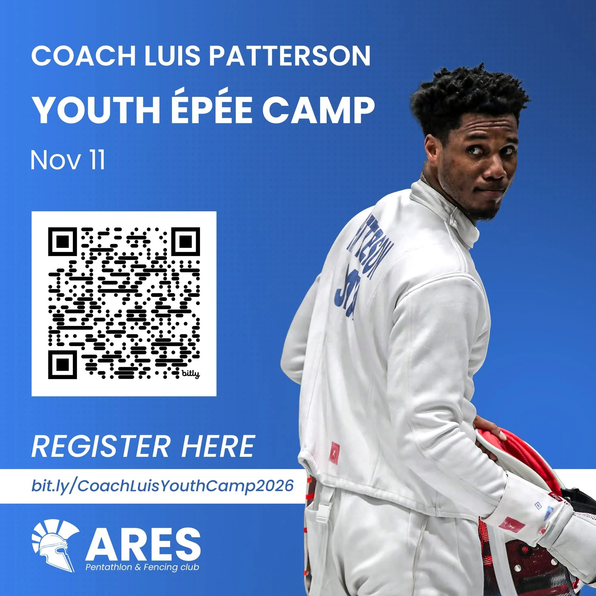 🤺 FENCING CAMP with Coach Luis Patterson! 🔥 @luispatterson_ 

He&rsquo;s back! 🎉 Join us for an exciting camp with an amazing coach our athletes already know and love!

📅 Youth Camp | Ages 8&ndash;13
🤺 All levels &amp; abilities welcome!

Improv