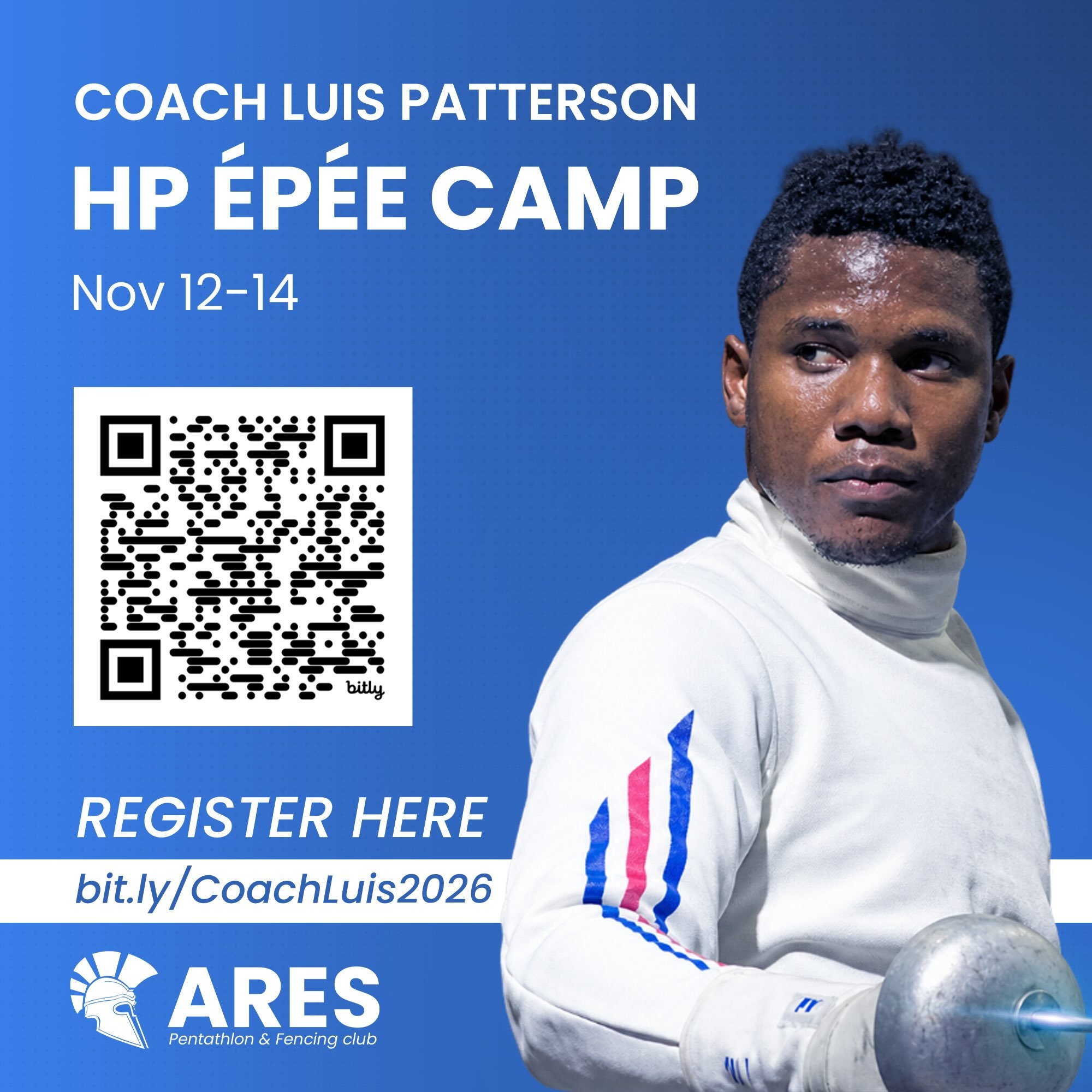 HIGH PERFORMANCE FENCING CAMP 🥇🤺

Ready to take your fencing to the next level? 🔥

Join Coach Luis Patterson @luispatterson_ for an intensive training camp focused on developing your fencing skills, tactical awareness, footwork, and performance on