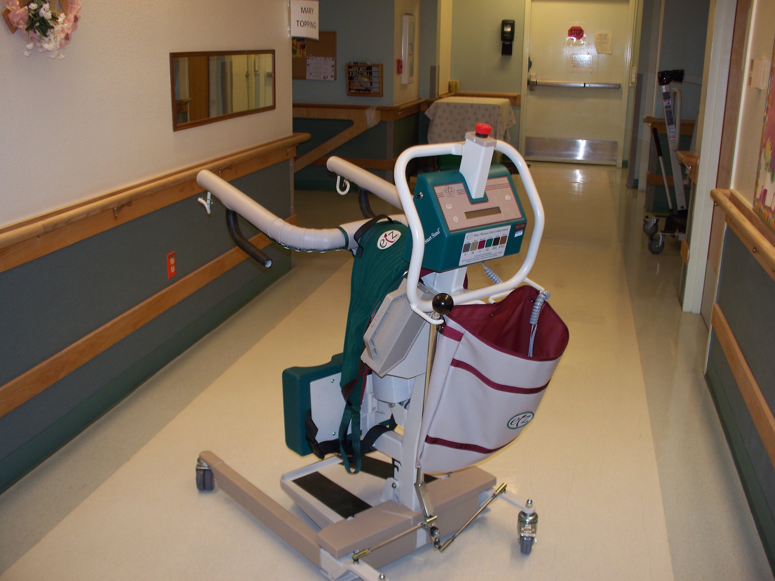 A lift donated to Extended Care
