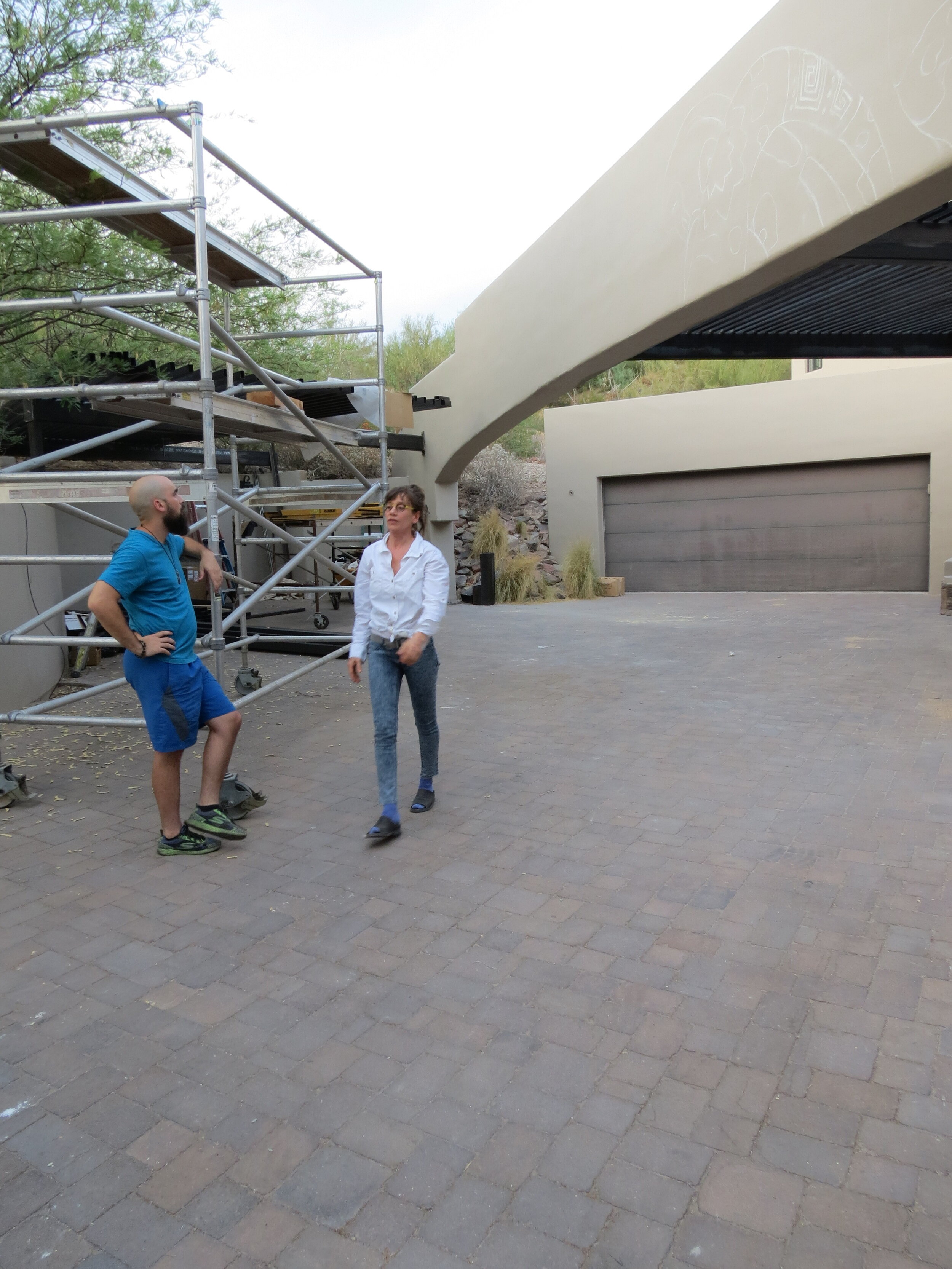 a sixty foot wide blank canvas