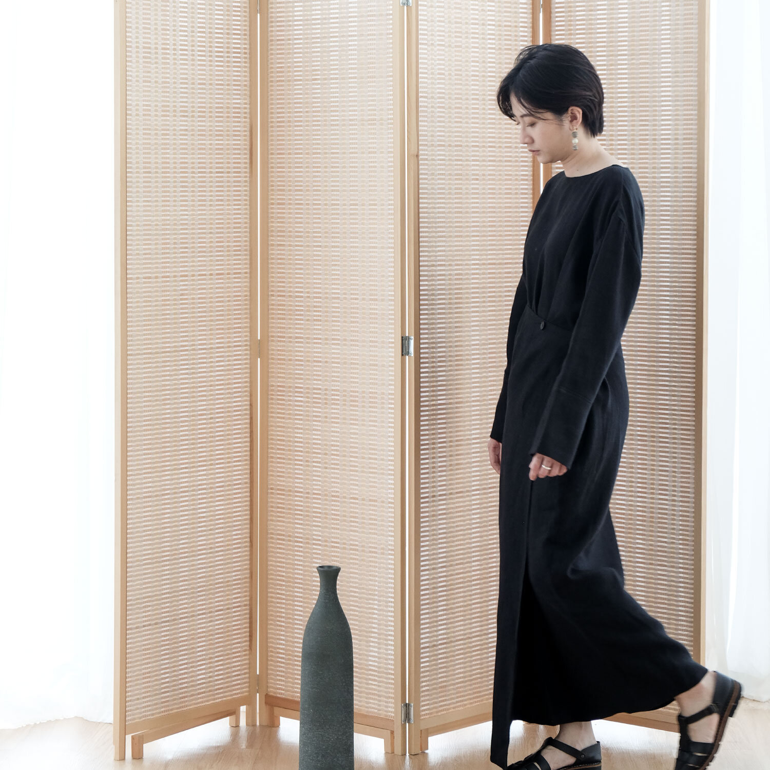 ito Linen Wrapped Dress