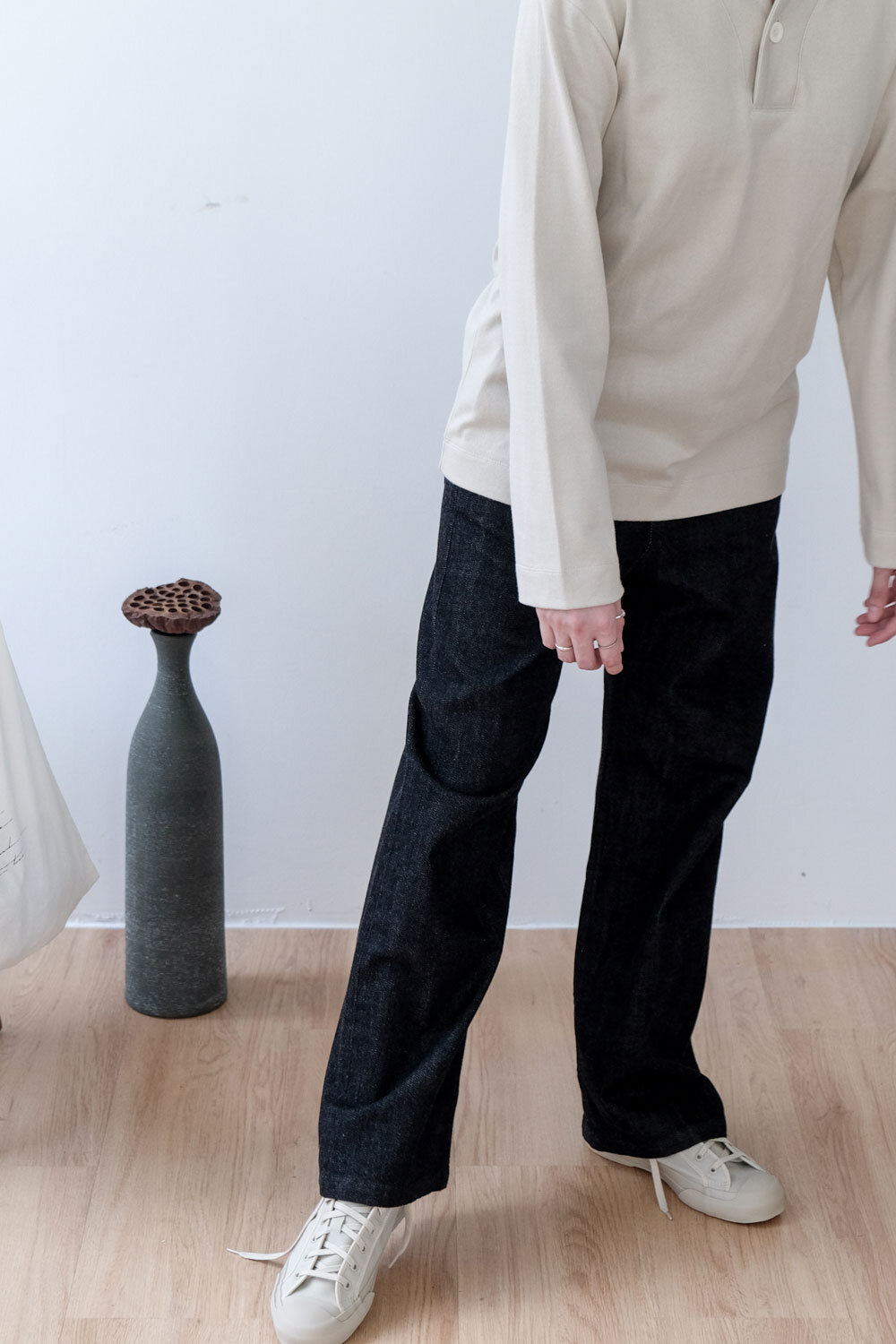 The HINOKI Organic Cotton Selvedge Denim Pants